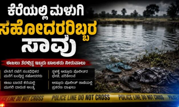 ಕೆರೆಯಲ್ಲಿ ಮುಳುಗಿ ಸಹೋದರರಿಬ್ಬರ ಸಾವು