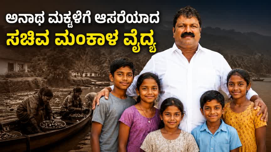 ಅನಾಥ ಮಕ್ಕಳಿಗೆ ಆಸರೆಯಾದ ಸಚಿವ ಮಂಕಾಳ ವೈದ್ಯ