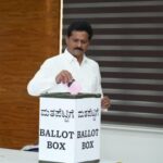 ವಿಧಾನ ಪರಿಷತ್ ಚುನಾವಣೆ: ಮತ ಚಲಾಯಿಸಿದ ಶಾಸಕ ಭೀಮಣ್ಣ ನಾಯ್ಕ; ಐದೂ ಸ್ಥಾನಗಳಲ್ಲಿ ಗೆಲುವಿನ ವಿಶ್ವಾಸ