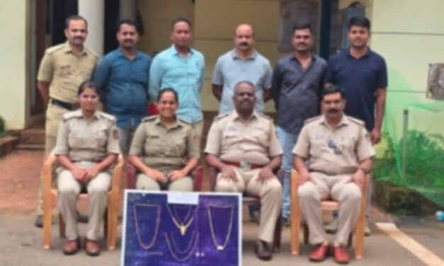 ಹೊನ್ನಾವರ ಬಂಗಾರದ ಆಭರಣ ಕಳ್ಳತನ ಪ್ರಕರಣ ಭೇದಿಸಿದ ಪೊಲೀಸರು; ₹17.08 ಲಕ್ಷ ಮೌಲ್ಯದ ಚಿನ್ನ ಜಪ್ತಿ, ಇಬ್ಬರ ಬಂಧನ