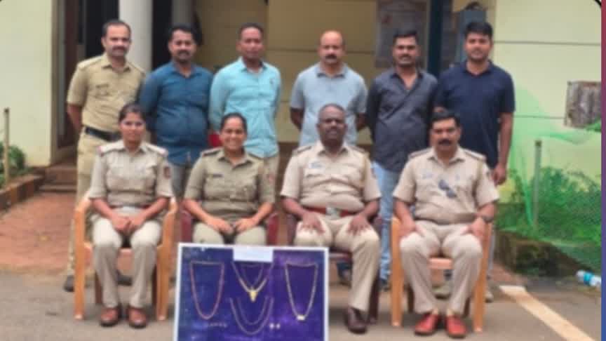 ಹೊನ್ನಾವರ ಬಂಗಾರದ ಆಭರಣ ಕಳ್ಳತನ ಪ್ರಕರಣ ಭೇದಿಸಿದ ಪೊಲೀಸರು; ₹17.08 ಲಕ್ಷ ಮೌಲ್ಯದ ಚಿನ್ನ ಜಪ್ತಿ, ಇಬ್ಬರ ಬಂಧನ