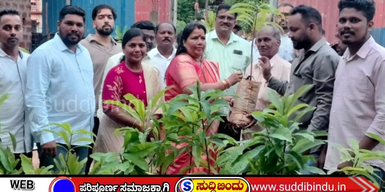 ಪರಿಸರ ಕಾಳಜಿ ಮೆರೆದ ಬಿಜೆಪಿ ರಾಜ್ಯ ಉಪಾಧ್ಯಕ್ಷೆ ರೂಪಾಲಿ ನಾಯ್ಕ