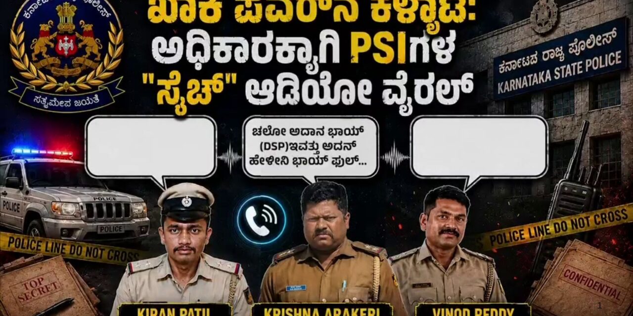 ಖಾಕಿ ಡ್ರೆಸ್, ಒಳಗಡೆ ಲಂಚದ ಬಿಸಿನೆಸ್: ಮೂವರು PSI ಗಳ ‘ಮಾಮೂಲಿ’ ಕಥೆಗೆ ತನಿಖೆಯ ಬಿಸಿ.!
