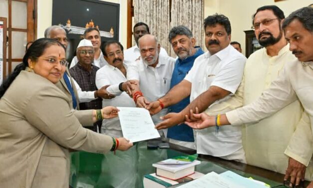 ಉಪಸಭಾಧ್ಯಕ್ಷ ಸ್ಥಾನಕ್ಕೆ ಮಂಕಾಳ ವೈದ್ಯ ಹೆಸರು ಸೂಚಿಸಿ ಪ್ರಸ್ತಾವನೆ ಸಲ್ಲಿಸಿದ ಸಿಎಂ ಡಿಕೆಶಿ