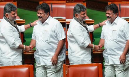 ಡೆಪ್ಯೂಟಿ ಸ್ಪೀಕರ್ ಮಾಂಕಾಳ ವೈದ್ಯರಿಗೆ ಸಿಎಂ ಡಿ.ಕೆ. ಶಿವಕುಮಾರ್   ಅಭಿನಂದನೆ