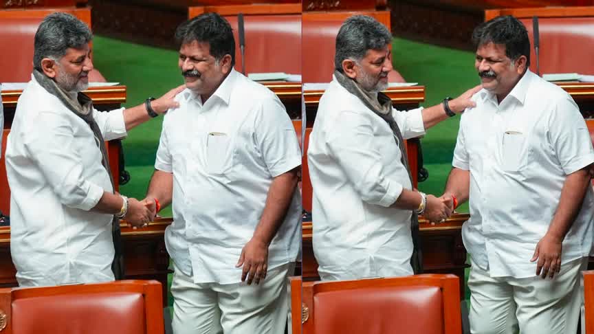 ಡೆಪ್ಯೂಟಿ ಸ್ಪೀಕರ್ ಮಾಂಕಾಳ ವೈದ್ಯರಿಗೆ ಸಿಎಂ ಡಿ.ಕೆ. ಶಿವಕುಮಾರ್   ಅಭಿನಂದನೆ