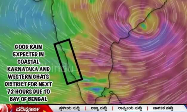 ಕರಾವಳಿಯಲ್ಲಿ ಮತ್ತೆ ವರುಣನ ಅಬ್ಬರ; ಇನ್ನೆರಡು ದಿನ ಮಳೆ ಅಲರ್ಟ್!