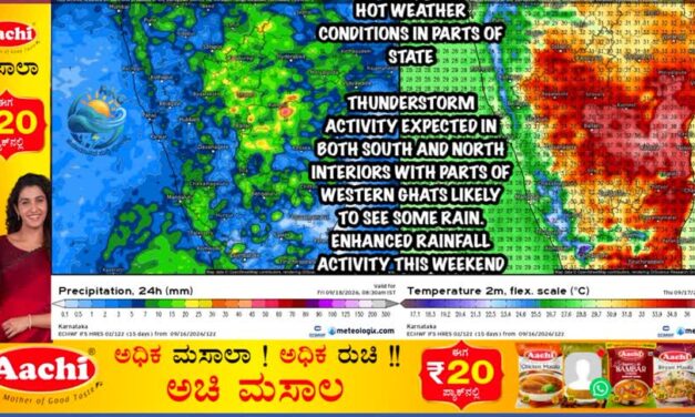 ರಾಜ್ಯದಲ್ಲಿ ಹವಾಮಾನ ಬದಲಾವಣೆ; ಒಳನಾಡಿನ ಹಲವು ಜಿಲ್ಲೆಗಳಲ್ಲಿ ಮಳೆ ಮುನ್ಸೂಚನೆ