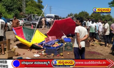 ಕುಮಟಾದಲ್ಲಿ ನಿಲ್ಲಿಸಿದ್ದ ಲಾರಿ ಏಕಾಏಕಿ ಚಲಿಸಿ ದುರಂತ; ಏಳನೀರು ವ್ಯಾಪಾರಿ ಸ್ಥಳದಲ್ಲೇ ಸಾವು